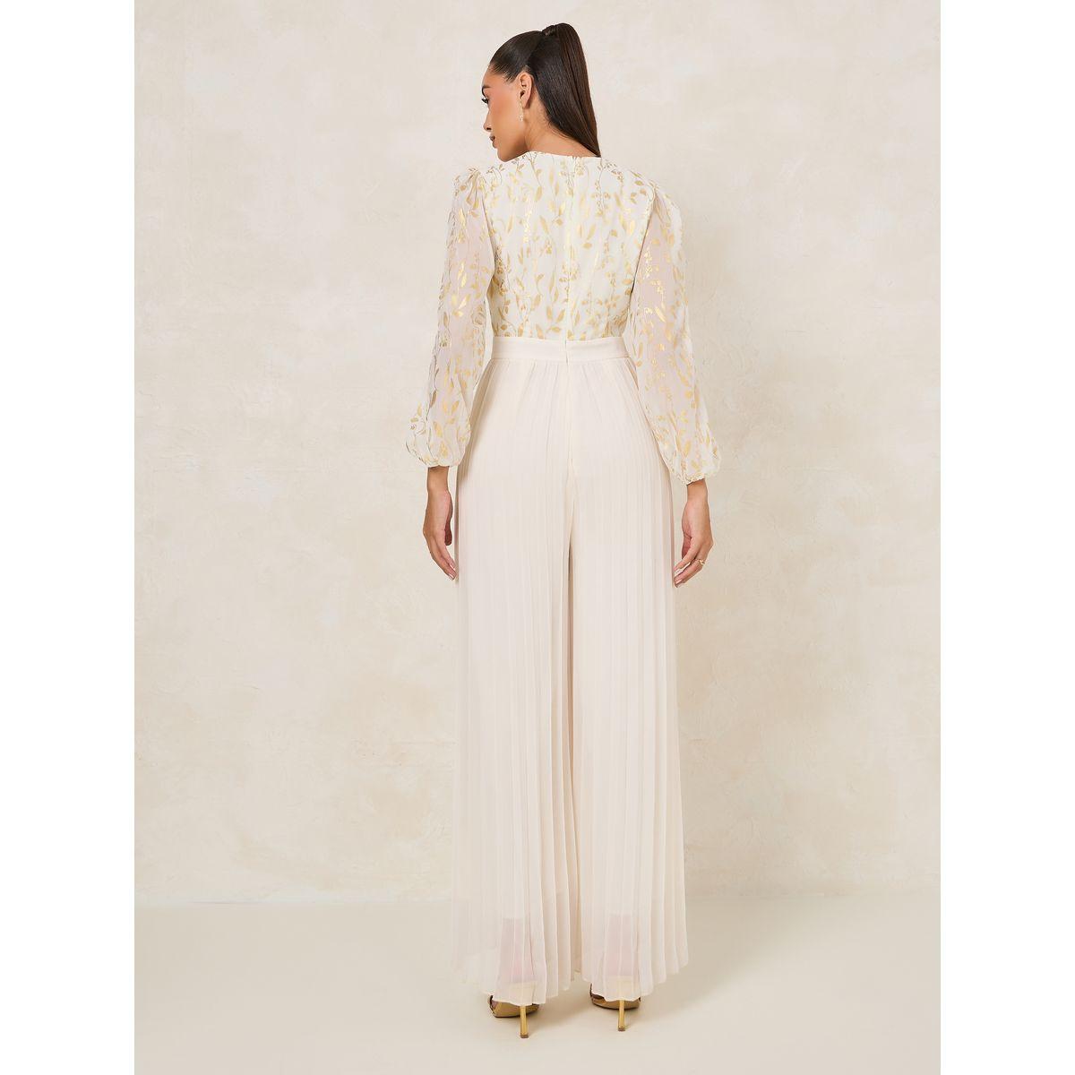 جمبسوت شيفون بطبعة فويل وكسرات-women-clothing-jumpsuits-image-5