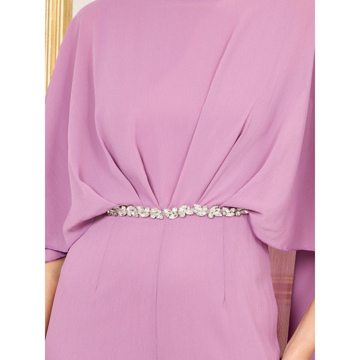 Styli Embellished Belt Wide Leg Chiffon Jumpsuit-women-clothing-jumpsuits-image-3