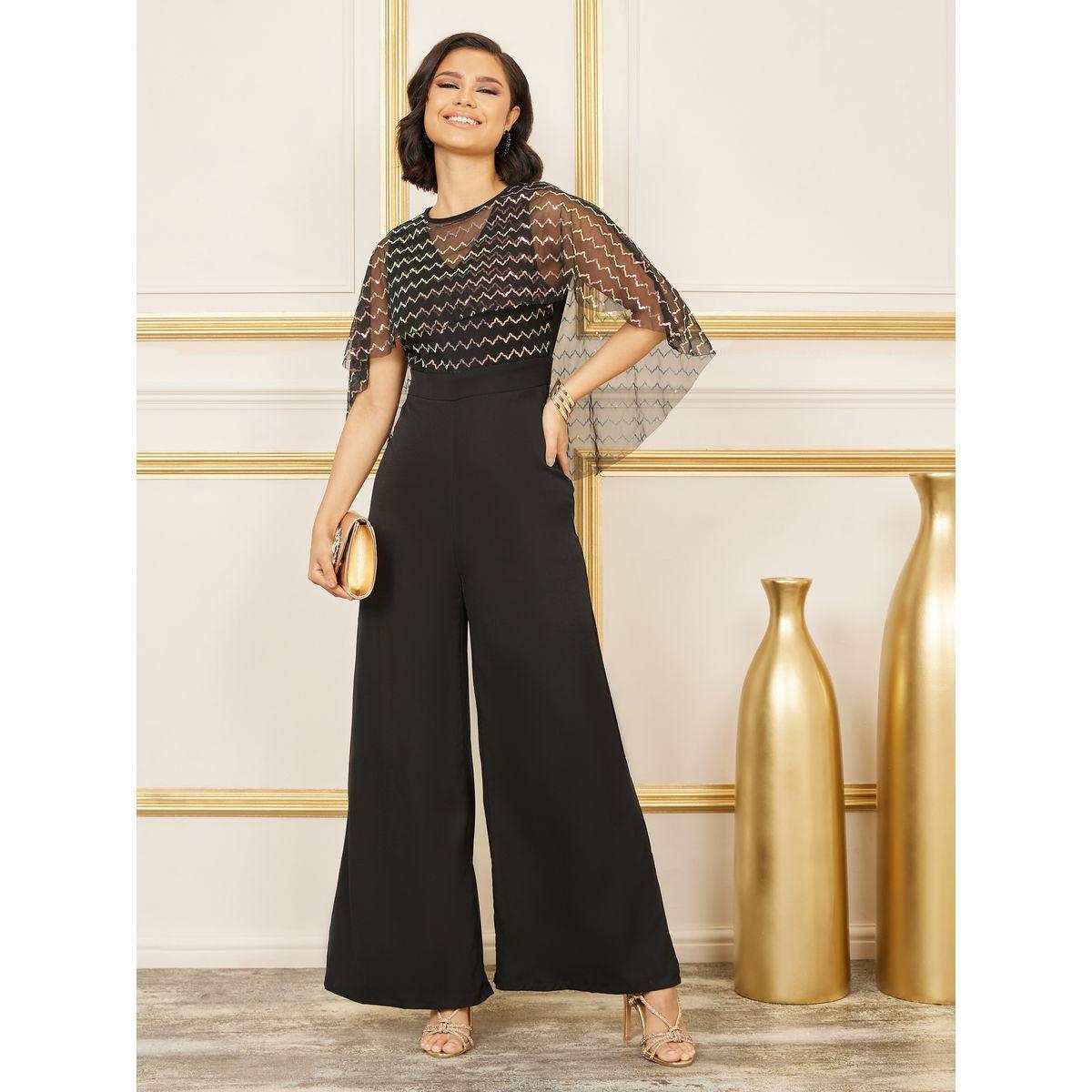 جمبسوت بارجل واسعة ونمط رداء-women-clothing-jumpsuits-image-1