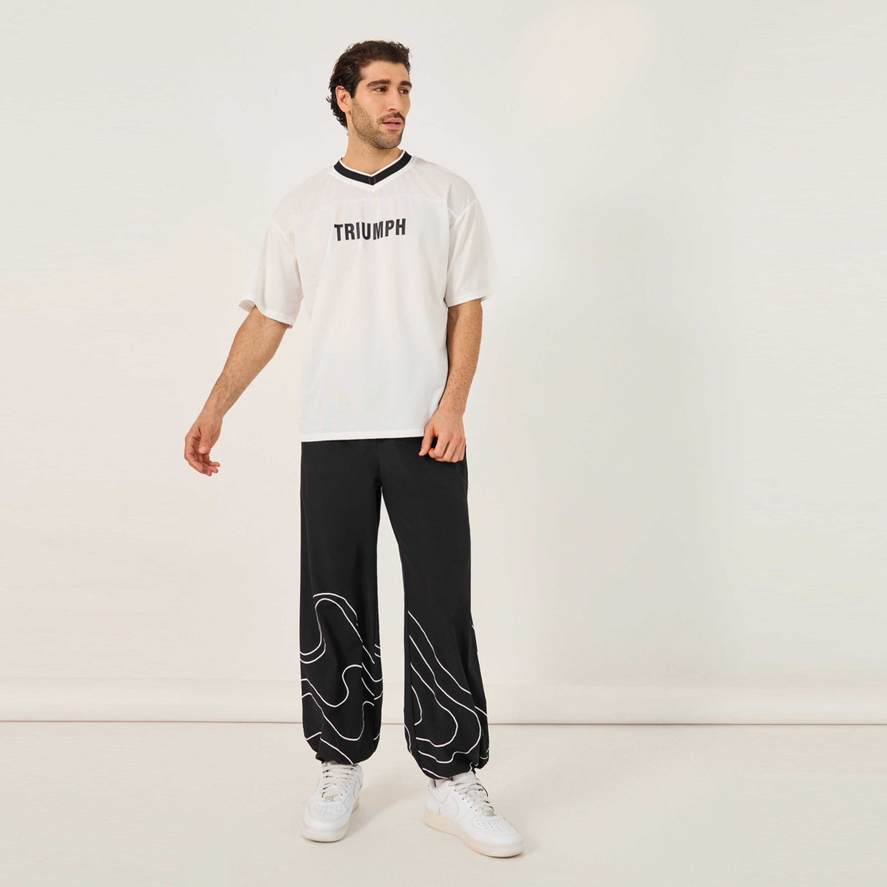 Styli Front and Back Varsity Print Boxy T-Shirt-men-clothing-tshirtsandpolos-tshirts-image-2