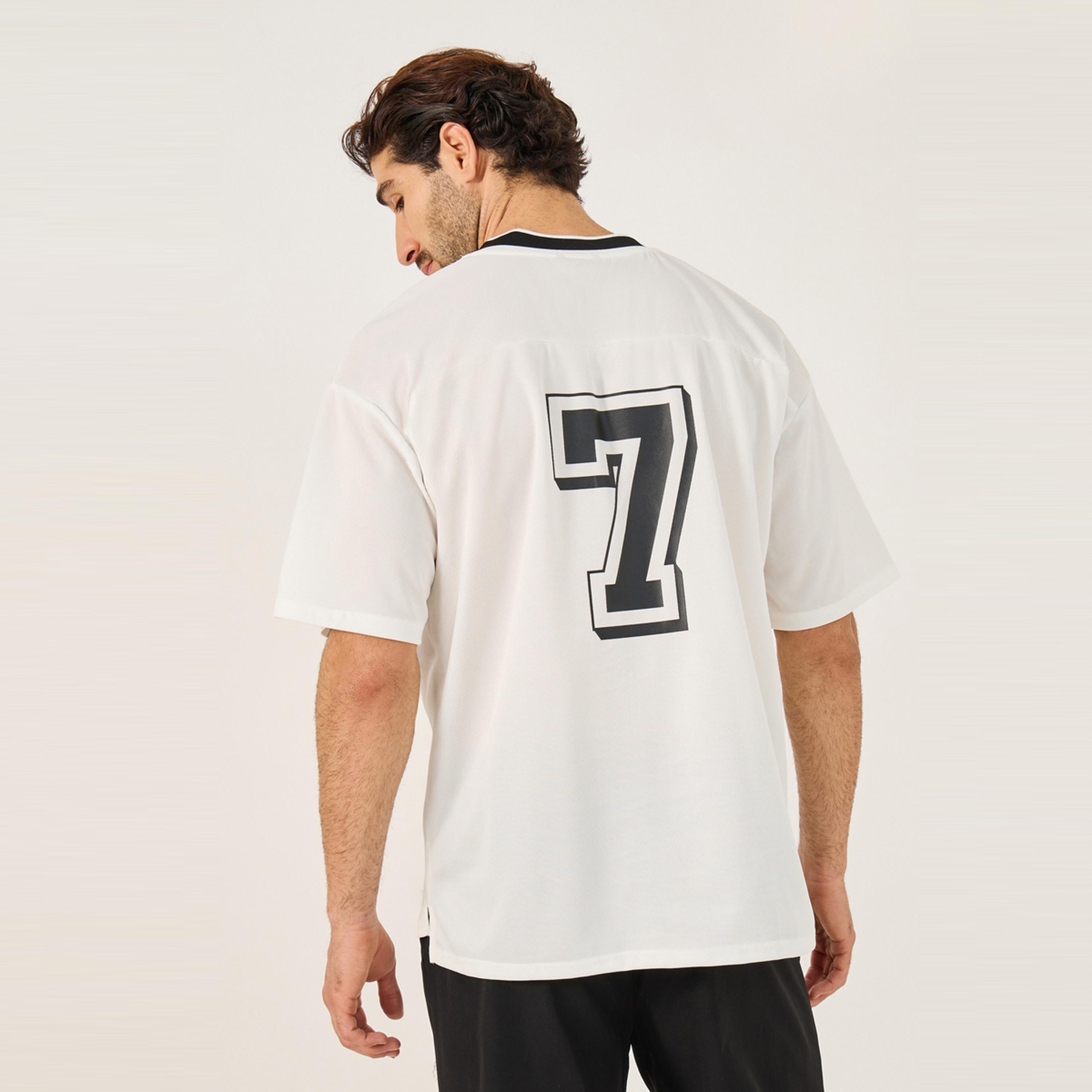 Styli Front and Back Varsity Print Boxy T-Shirt-men-clothing-tshirtsandpolos-tshirts-image-5