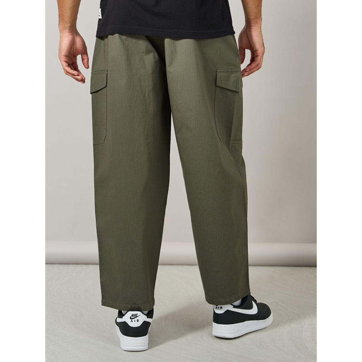 Styli Limited Wide Leg Rip Stop Cargo Trouser-men-clothing-bottoms-trousersandchinos-trousers-image-4