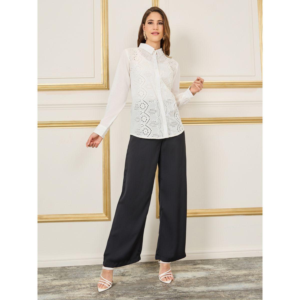 Styli Limited Cotton Schiffli Regular Fit Shirt-women-clothing-shirtsandblouses-shirts-image-2