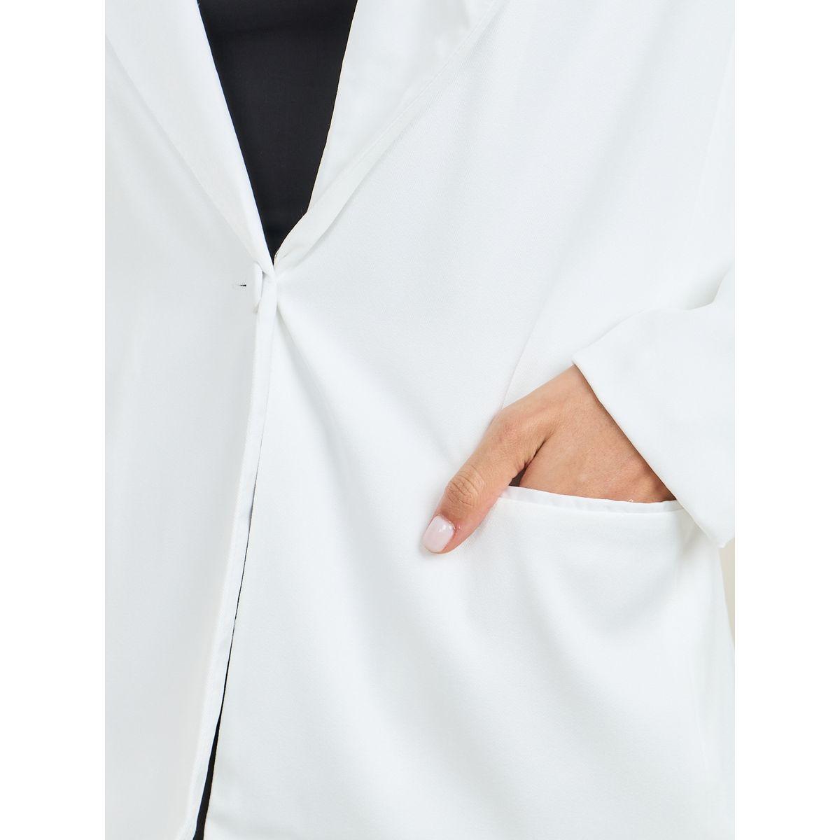 Styli Satin Notch Lapel Single Breast Regular Fit Blazer-women-clothing-coatsandjackets-blazers-image-4