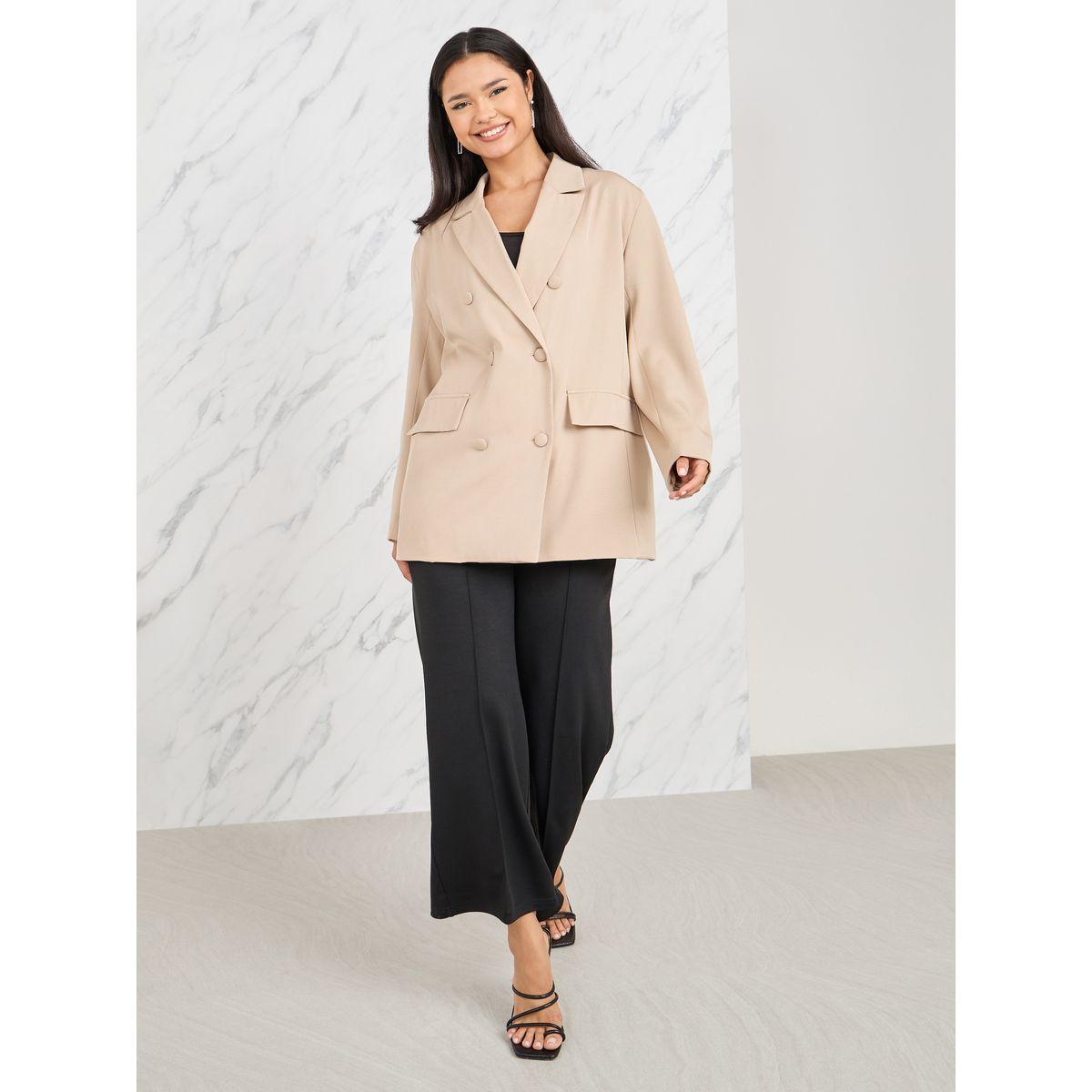 Styli Oversized Double Breasted Longline Blazer-women-clothing-coatsandjackets-blazers-image-2