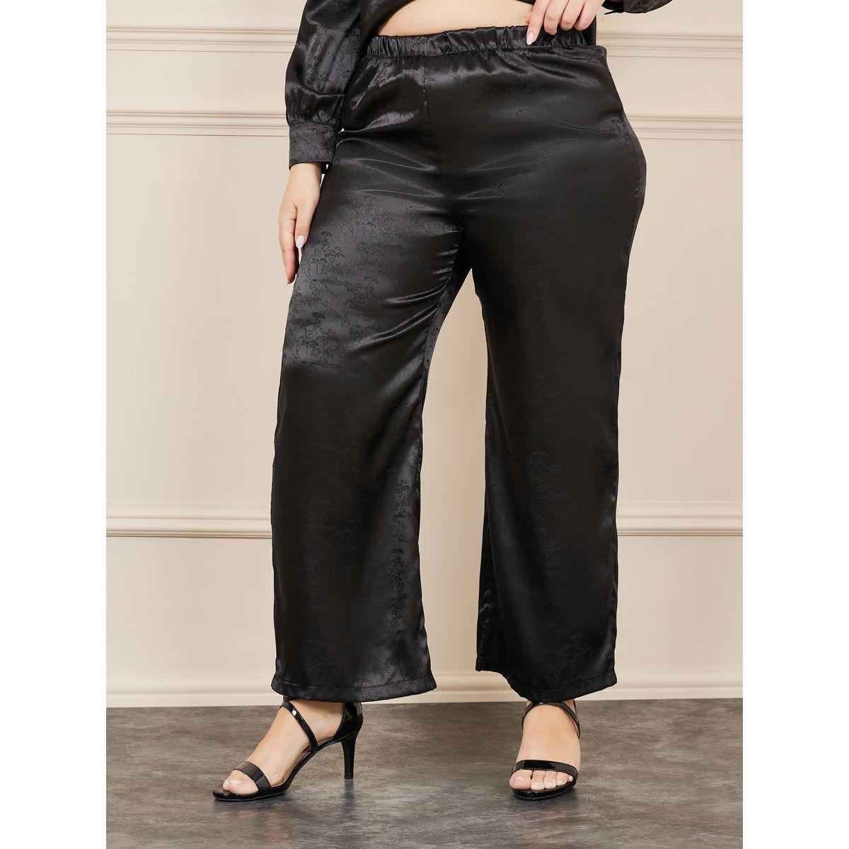 بنطال بارجل واسعة وبلوزة ساتان بمقاس كبير مع اربطة-women-clothing-dresses-image-4