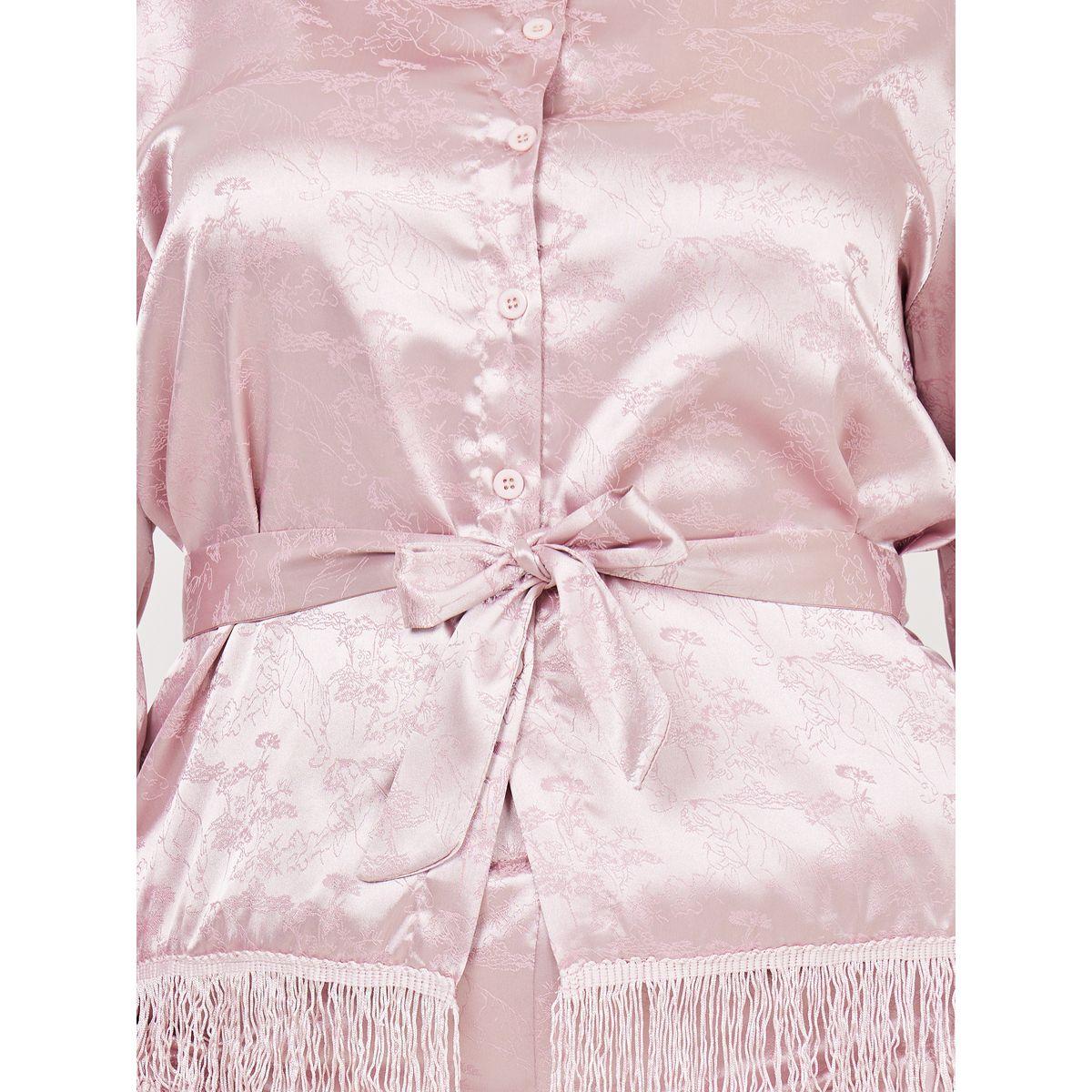 بنطال بارجل واسعة وبلوزة ساتان بمقاس كبير مع اربطة-women-clothing-dresses-image-4
