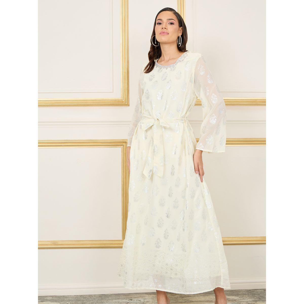 جلابية بطبعة فويل ورباط خصر-women-arabicclothing-jalabiyas-image-2