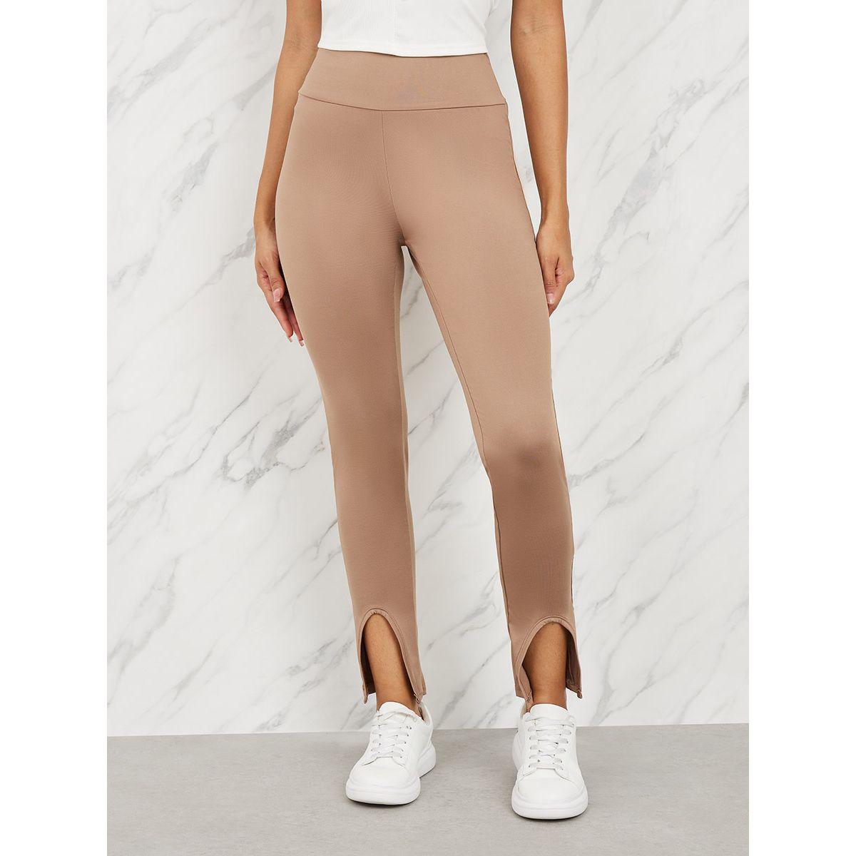 Styli Curved Hem Ankle Length Legging-women-clothing-bottoms-leggings-image-1