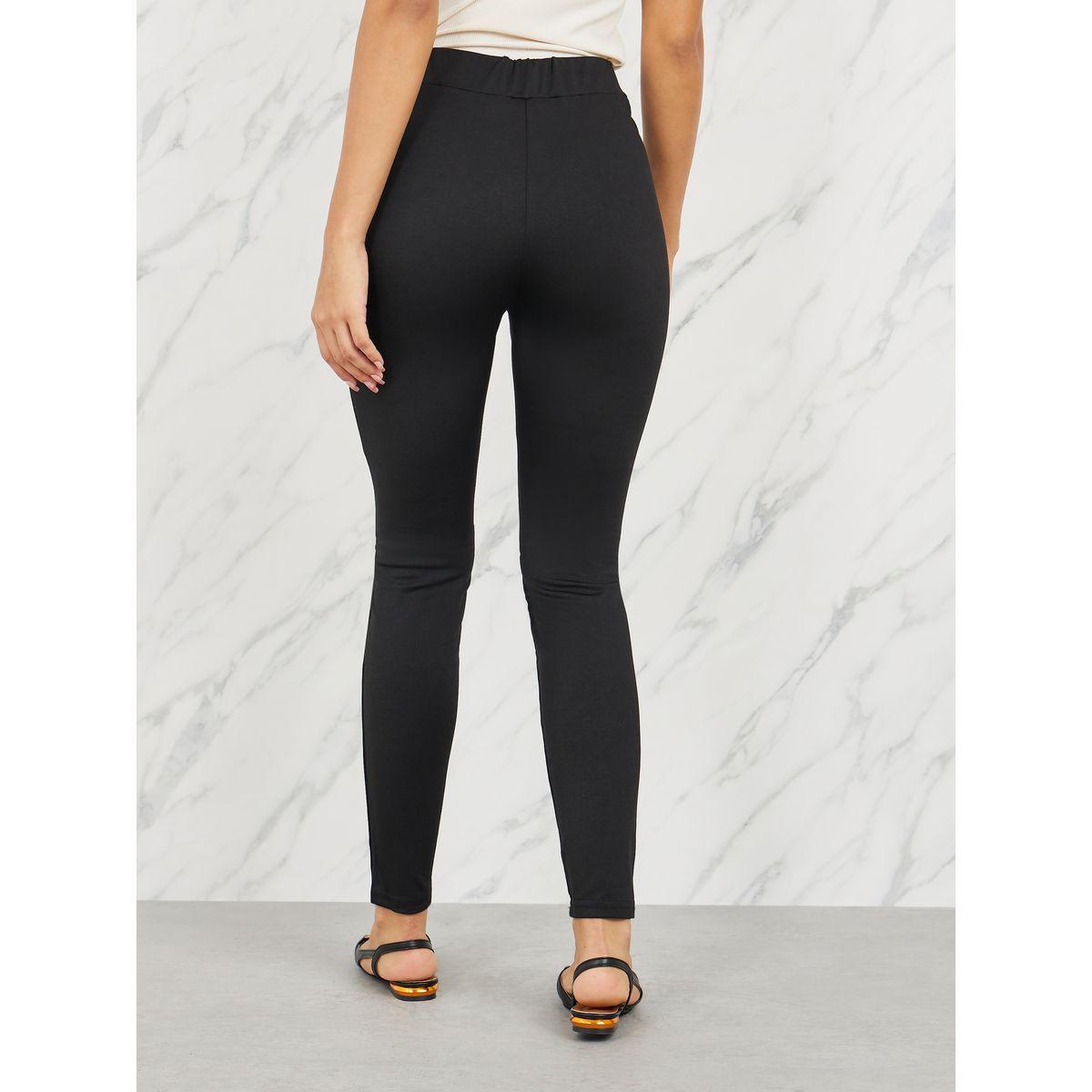 تريقنز بطول الكاحل مع حلية بنمط سلسلة-women-clothing-bottoms-leggings-image-4