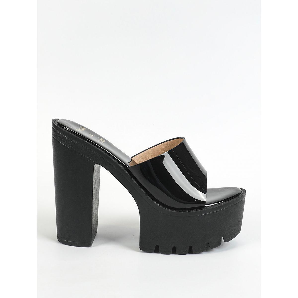 Sneak-a-Peek X Styli Solid Block Heel Sandals-women-shoes-heels-image-7