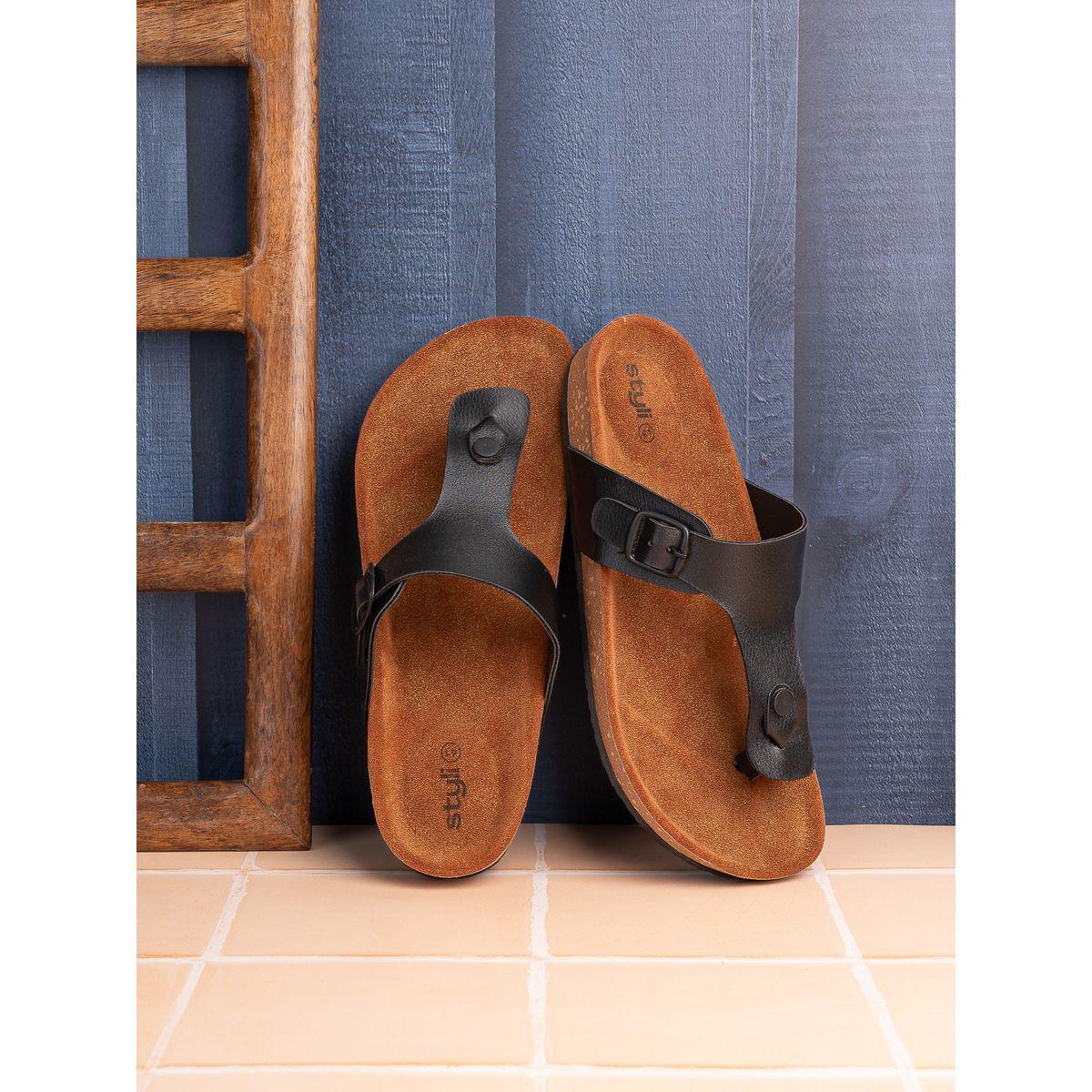 صندل كاجوال بسير وإبزيم غلق-men-shoes-sandals-image-1