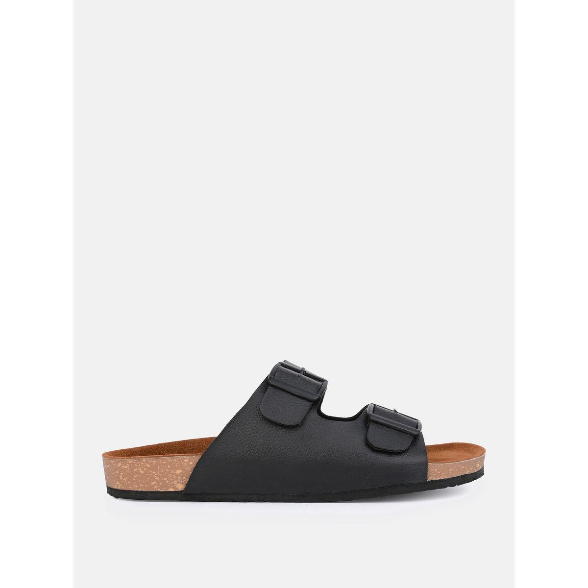 Styli Buckle Double Strap Thick Sole Casual Sandal-men-shoes-sandals-image-6