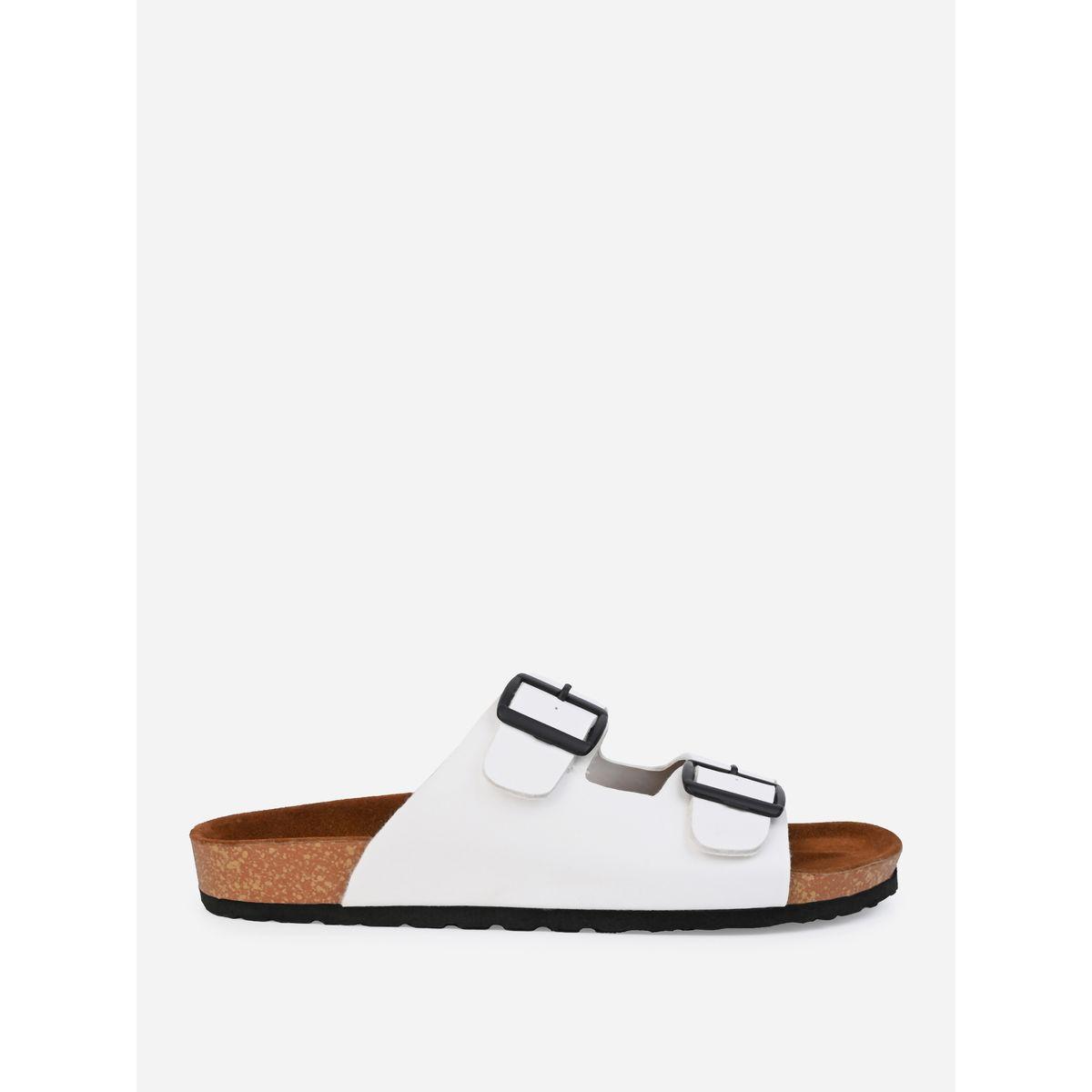 Styli Buckle Double Strap Thick Sole Casual Sandals-men-shoes-sandals-image-3