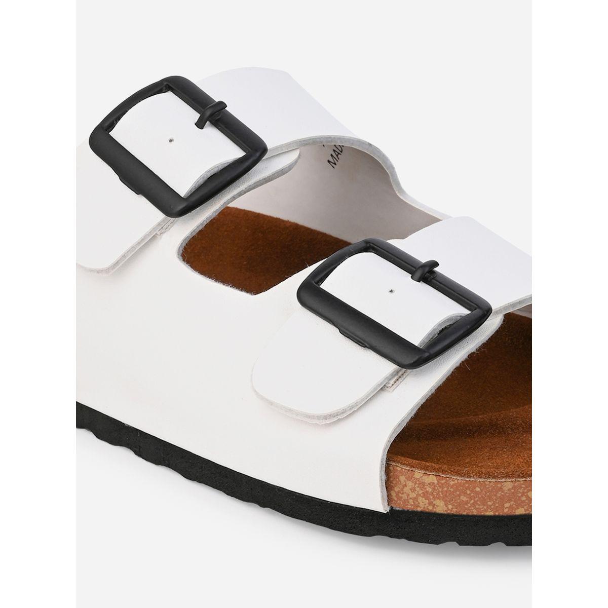 Styli Buckle Double Strap Thick Sole Casual Sandals-men-shoes-sandals-image-7