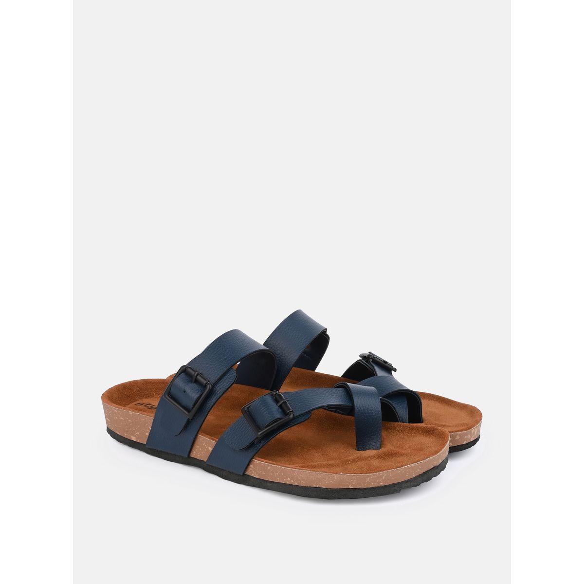 Styli  Toe Loop Buckle Double Strap Casual Sandal-men-shoes-sandals-image-2