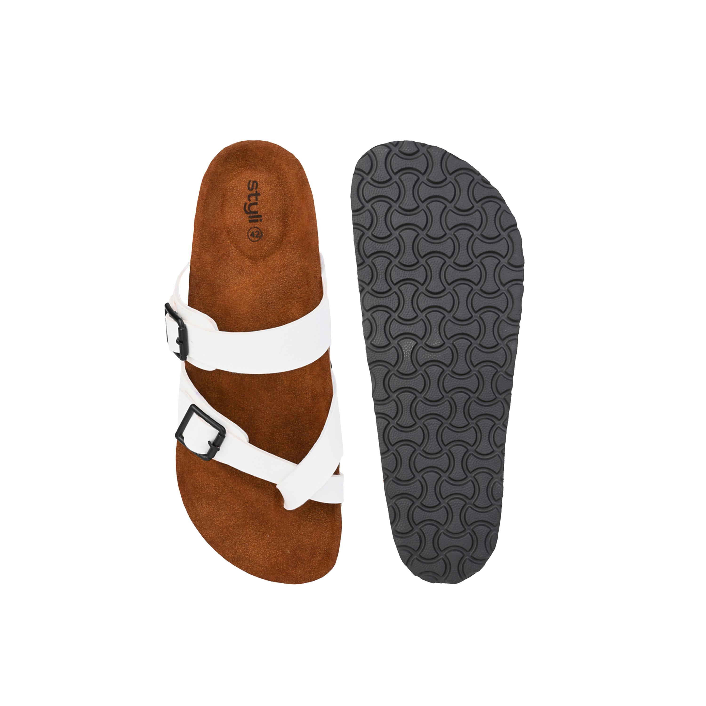 Styli Toe Loop Buckle Double Strap Sandal-men-shoes-sandals-image-5