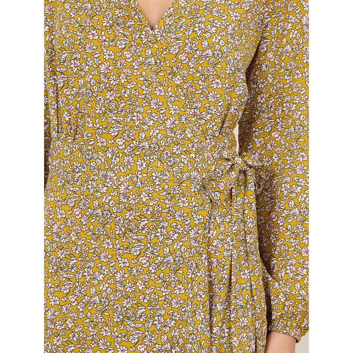 Styli Ditsy Print Ruffle Hem Wrap Maxi Dress-women-clothing-dresses-image-3