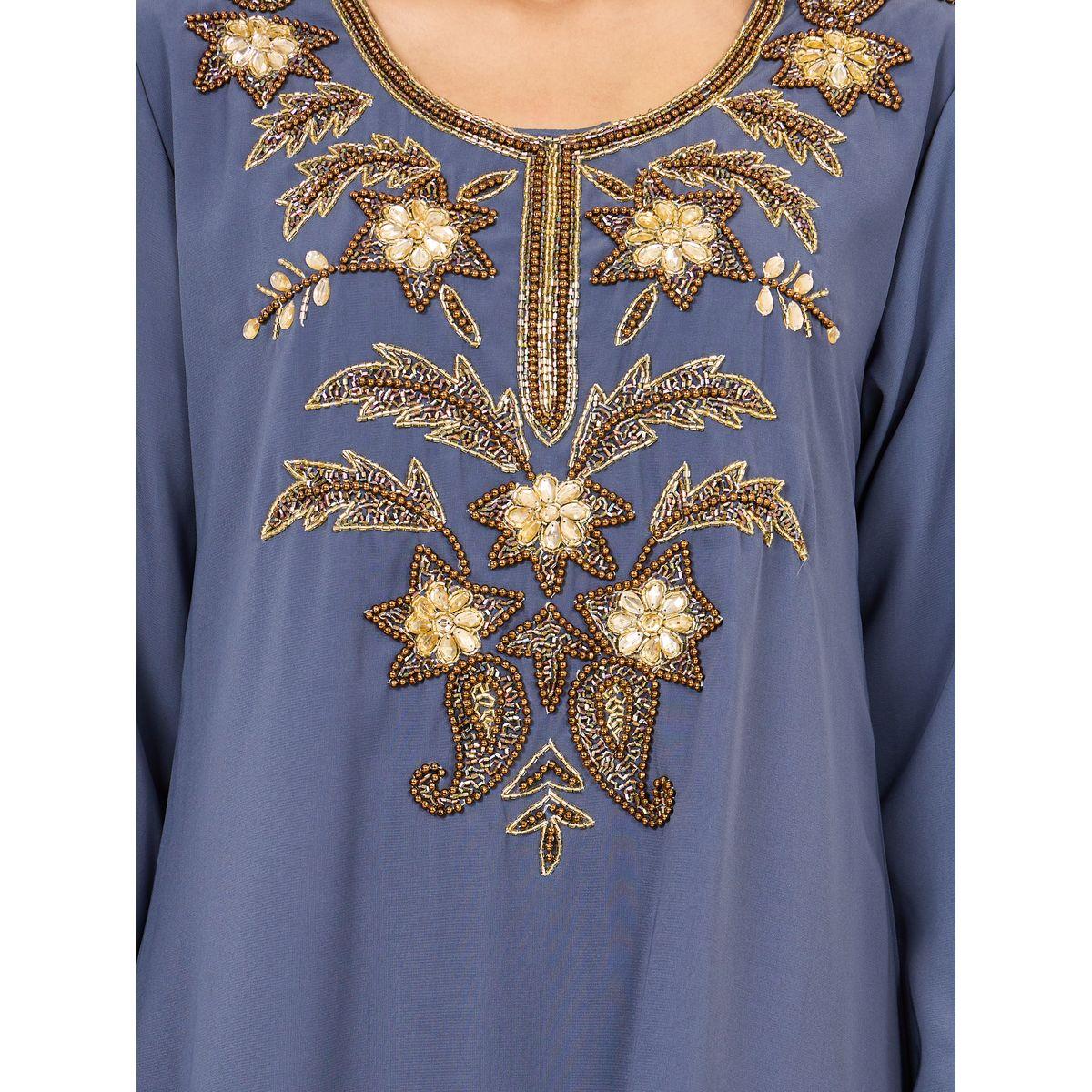 Styli Handwork Beaded Detail Jalabiya-women-arabicclothing-jalabiyas-image-3