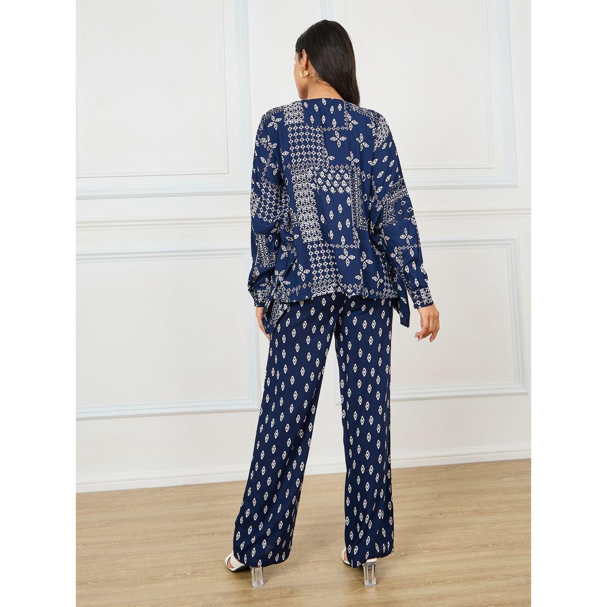 Styli Elevate Bandana Print Relaxed Fit Top & Pants Set-women-clothing-coordsets-image-5