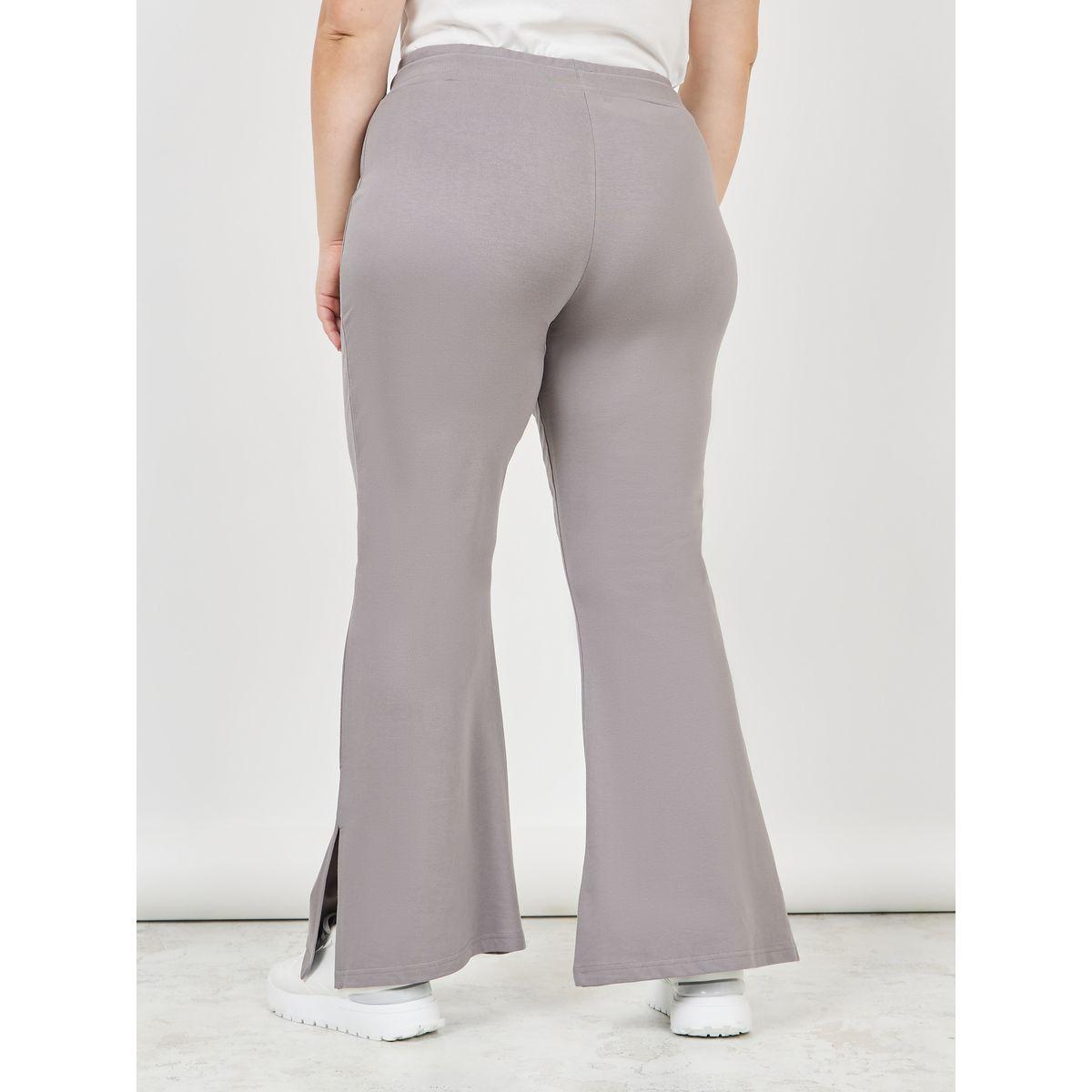 Styli Plus Size Fit and Flare Joggers with Side Slit-women-clothing-bottoms-joggers-image-4
