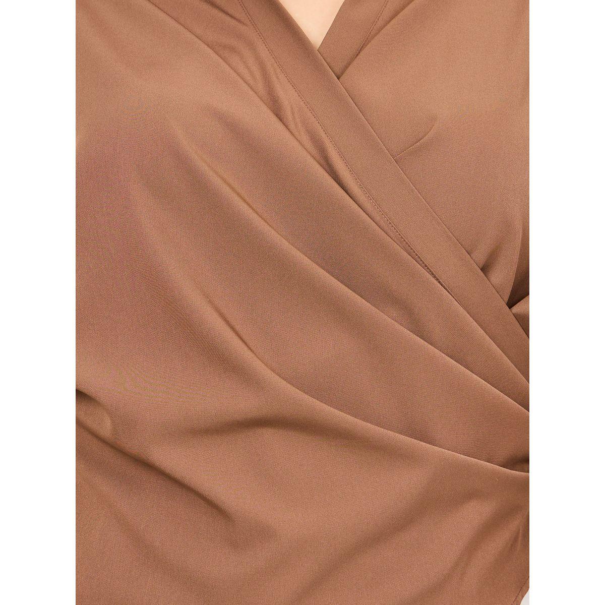 Styli Plus Asymmetric Hem Collared Wrap Top-women-clothing-shirtsandblouses-blouses-image-3