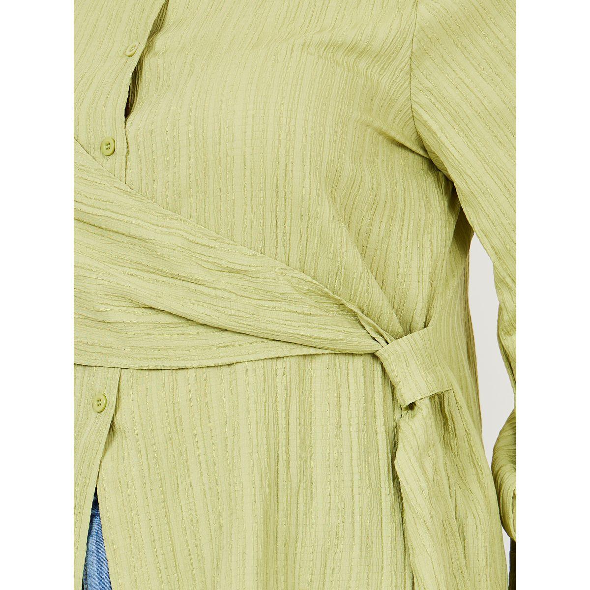 Styli Plus Wrap Style Button Down Shirt-women-clothing-shirtsandblouses-blouses-image-3