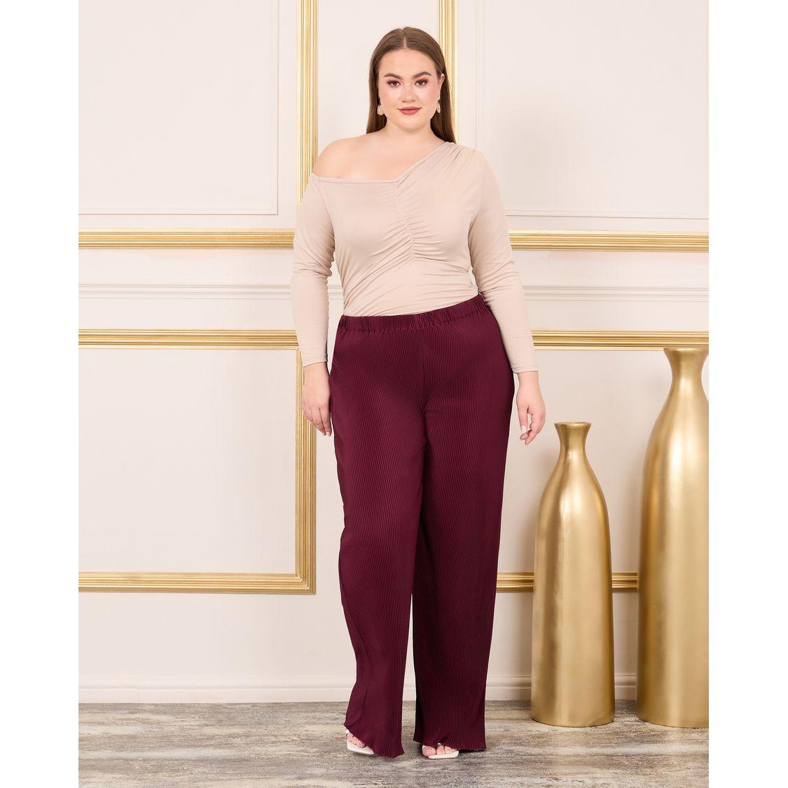 بودي سوت بمقاس كبير وتفاصيل مزمومة-women-clothing-shirtsandblouses-blouses-image-3