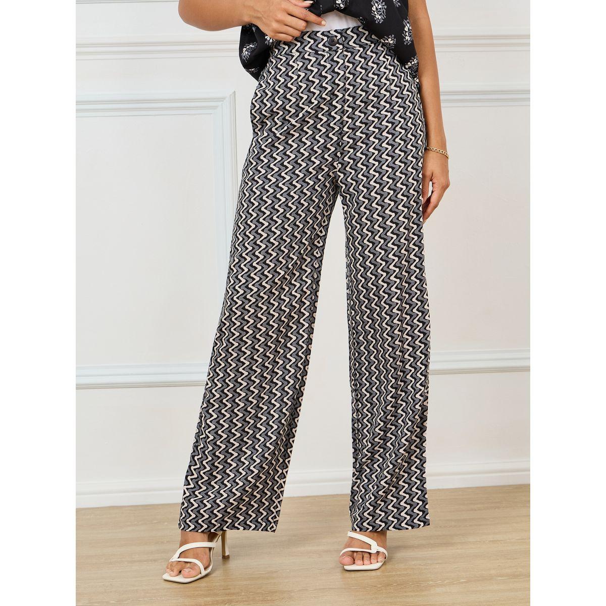 Styli Elevate All Over Print Shirt & Straight Pants Set-women-clothing-coordsets-image-4