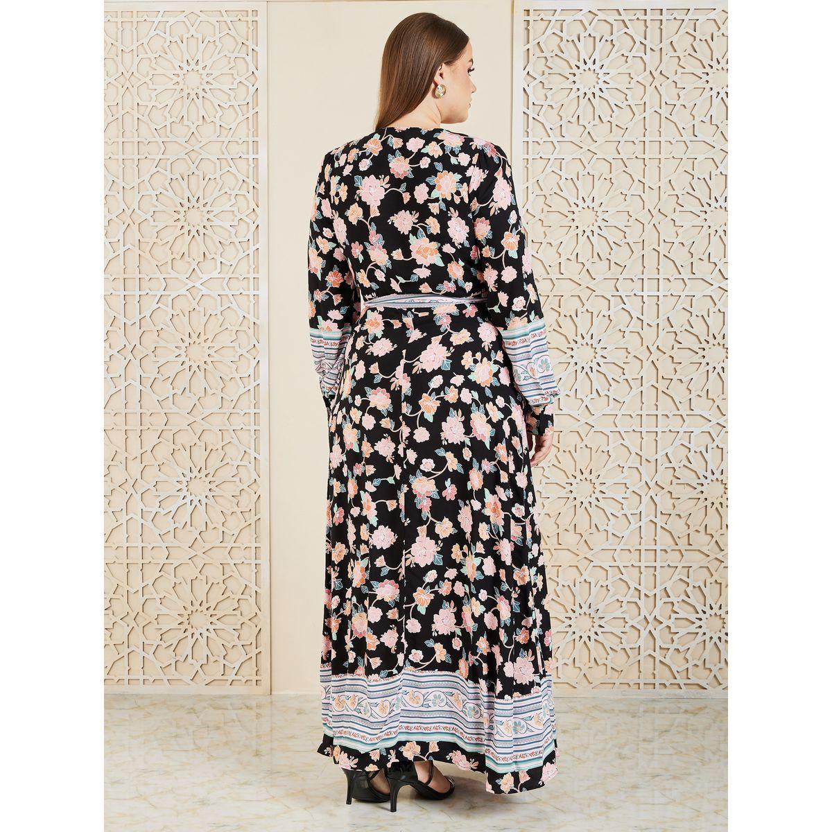 Styli Plus Floral Print Wrap Maxi Dress-women-clothing-dresses-image-4