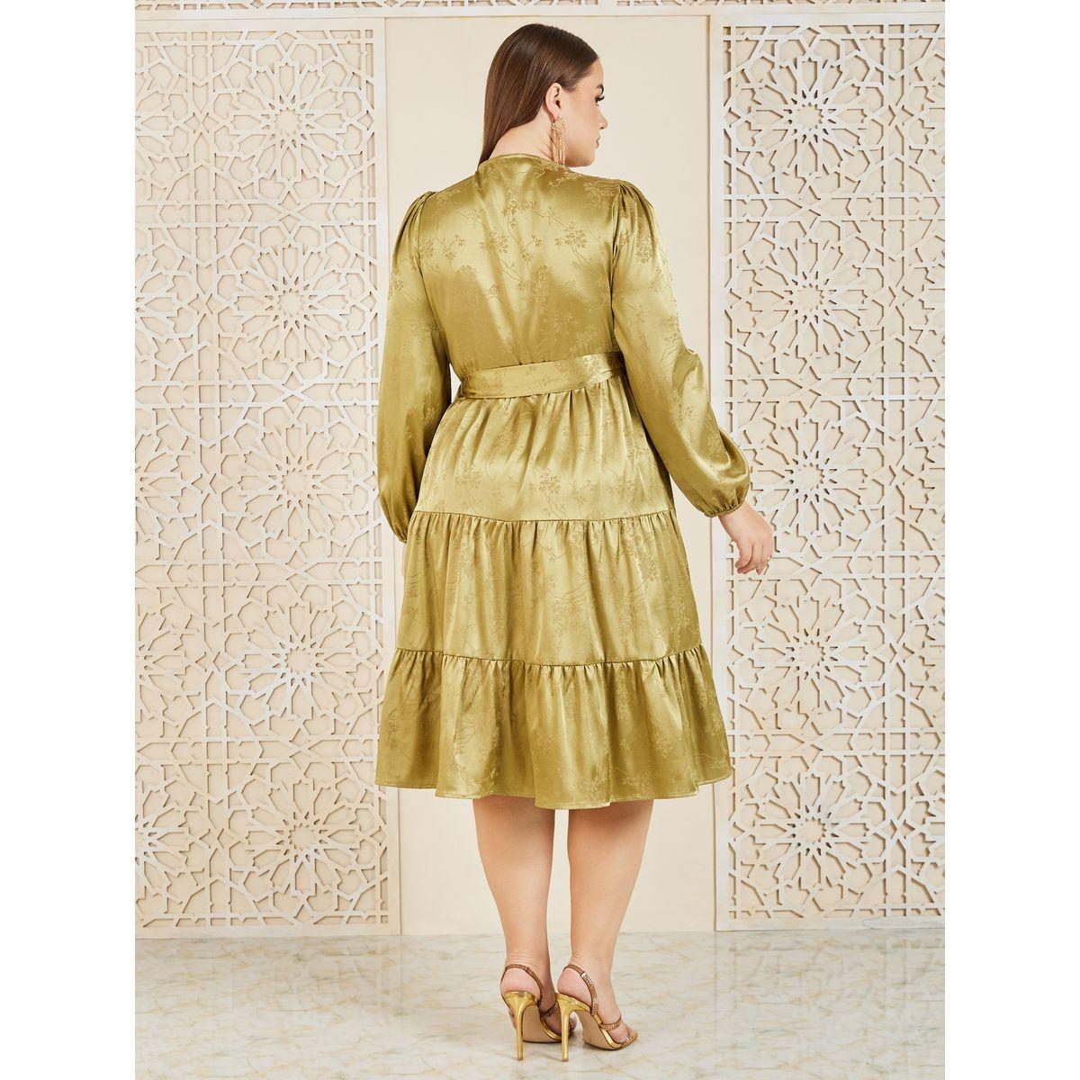 فستان ميدي بمقاس كبير مع كسرات-women-clothing-dresses-image-3