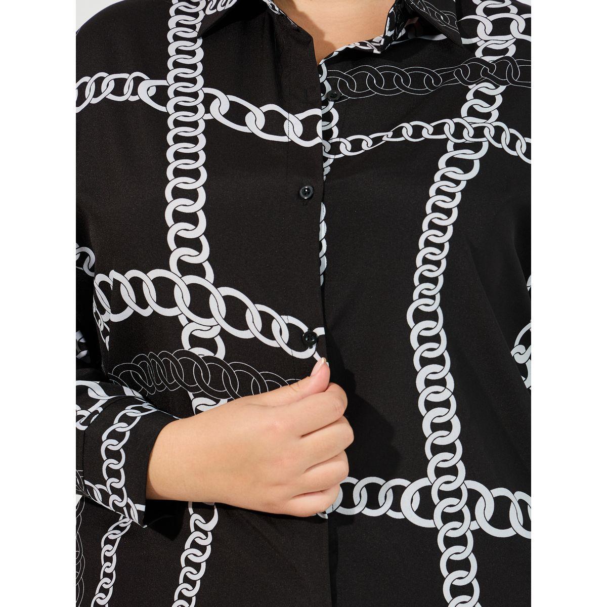 Styli Plus Size Chain Print Long Sleeve Regular Fit Tunic-women-clothing-shirtsandblouses-blouses-image-3
