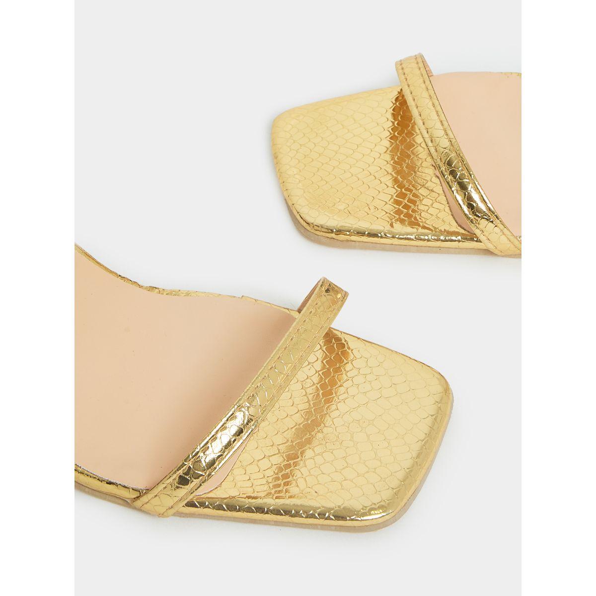 Styli Strappy High Heel Sandals with Chain Accent-women-shoes-heels-image-4