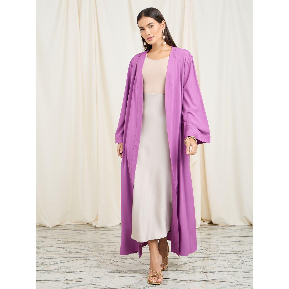 Styli Oversized Solid Maxi Kimono-women-clothing-shirtsandblouses-shirts-image-1
