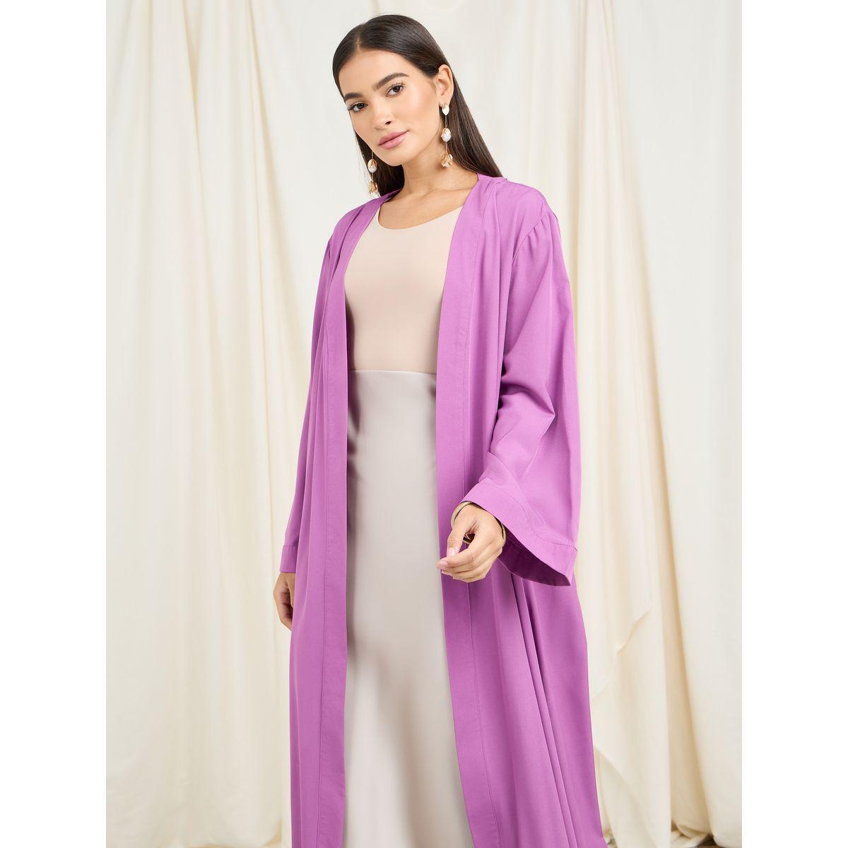 Styli Oversized Solid Maxi Kimono-women-clothing-shirtsandblouses-shirts-image-2