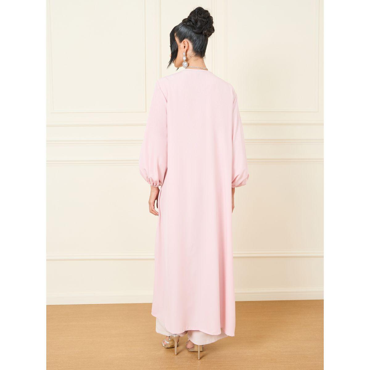 Styli Solid Regular Fit Maxi Length Kimono-women-clothing-shirtsandblouses-shirts-image-4