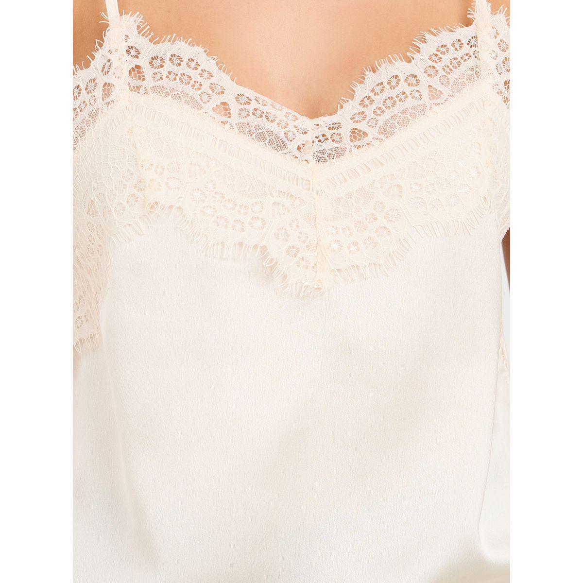 Styli Lace Trim Satin Cami Top-women-clothing-tshirts-image-3