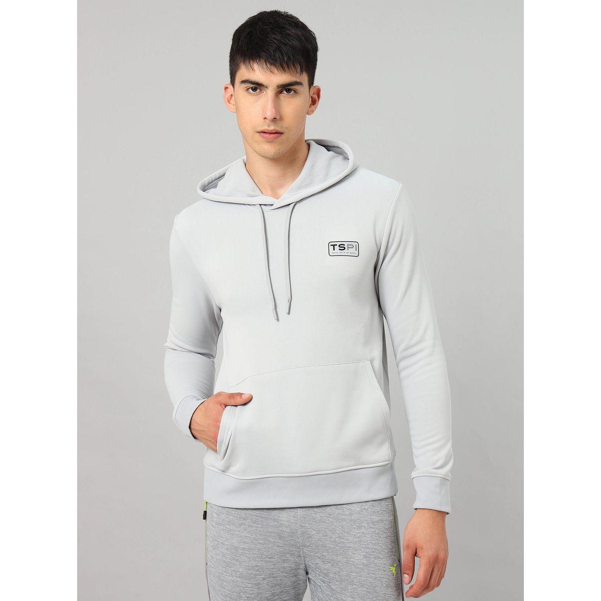 جاكيت فليس بياقة هودي تكنوسبورت × ستايلي-men-clothing-sportswearandactivewear-hoodiesandsweatshirts-image-1