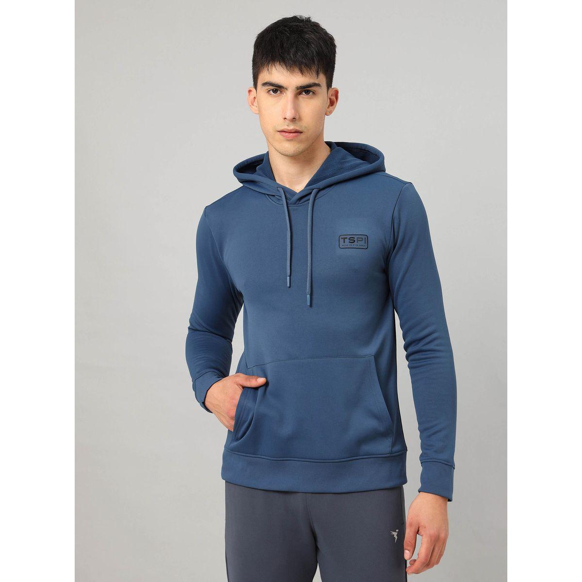 جاكيت فليس بياقة هودي تكنوسبورت × ستايلي-men-clothing-sportswearandactivewear-hoodiesandsweatshirts-image-1