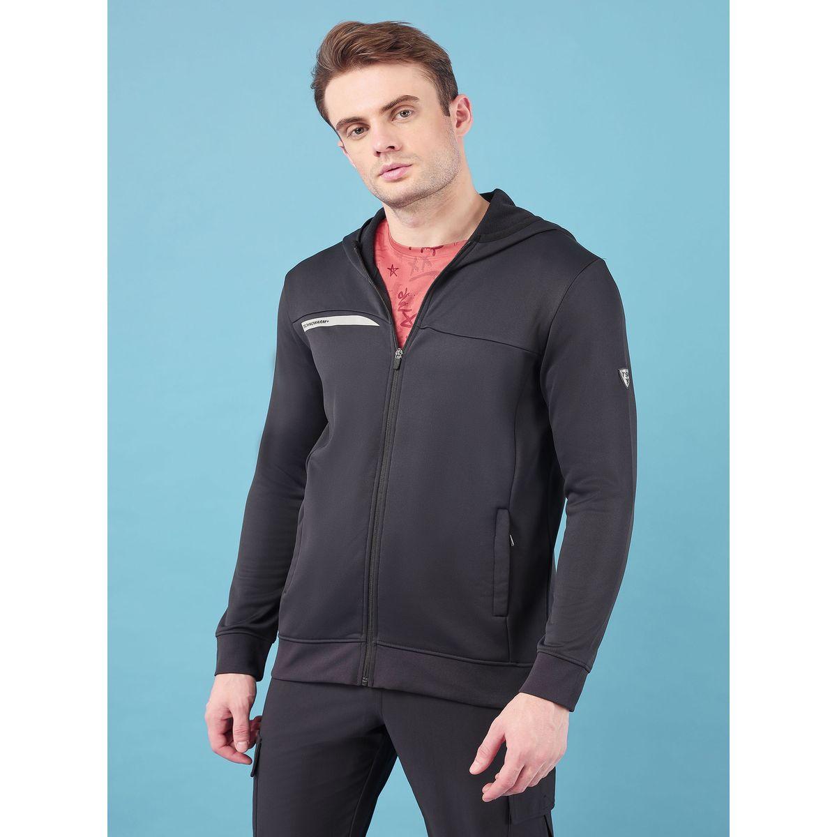 Technosport X Styli Hooded Logo Detail Fleece Jacket-men-clothing-jacketsandblazers-jackets-image-1