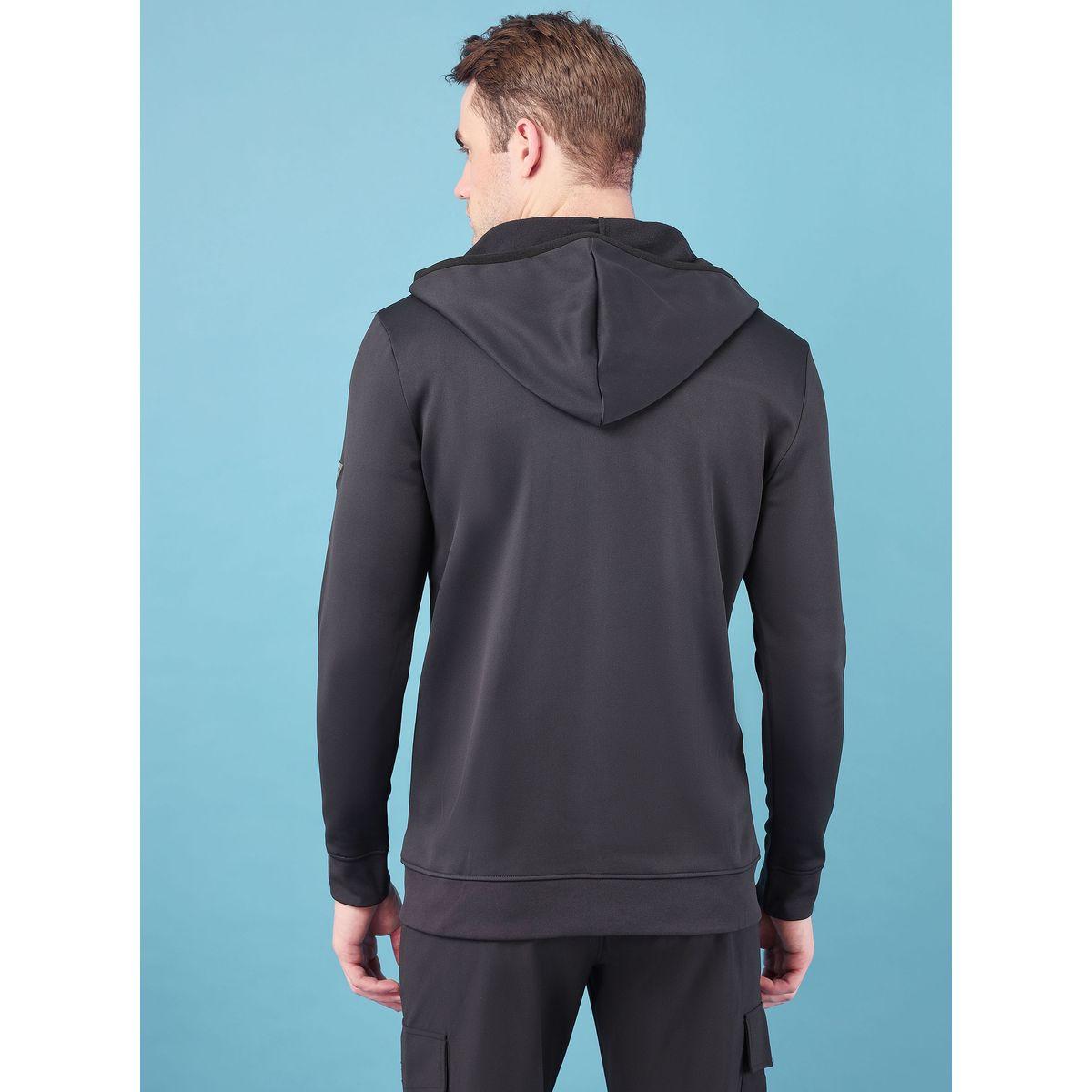 Technosport X Styli Hooded Logo Detail Fleece Jacket-men-clothing-jacketsandblazers-jackets-image-2