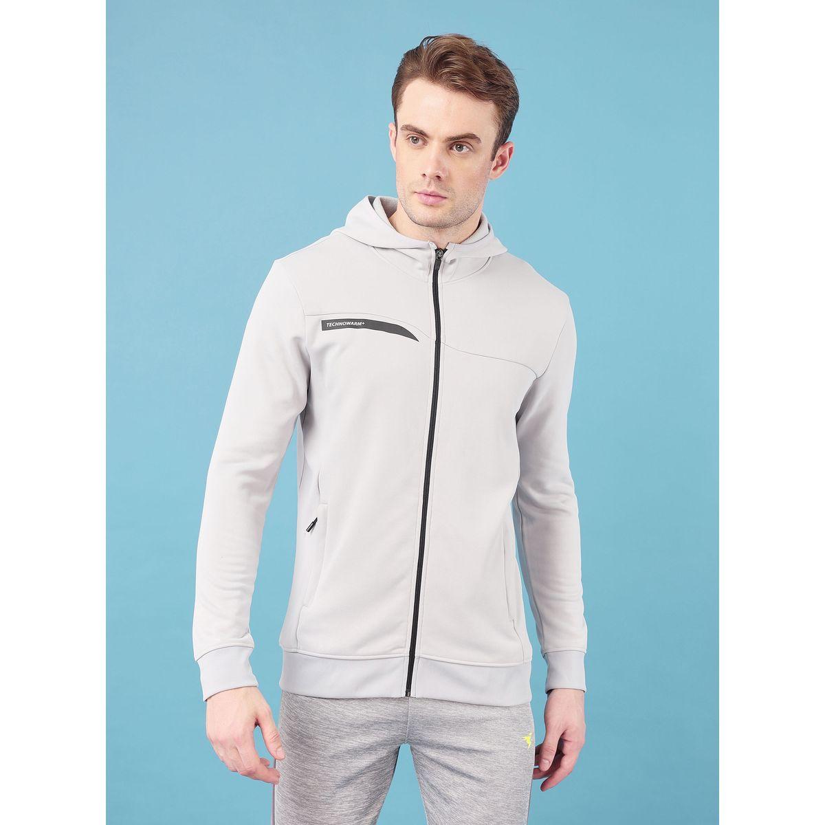 Technosport X Styli Hooded Logo Detail Fleece Jacket-men-clothing-jacketsandblazers-jackets-image-1