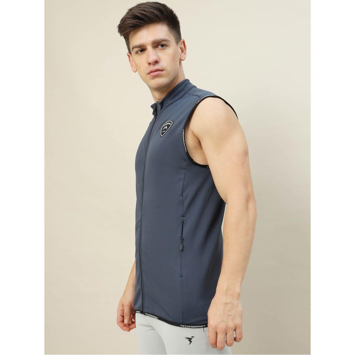 Technosport X Styli  High Neck Fleece Sleeveless Active Jacket-men-clothing-sportswearandactivewear-hoodiesandsweatshirts-image-6