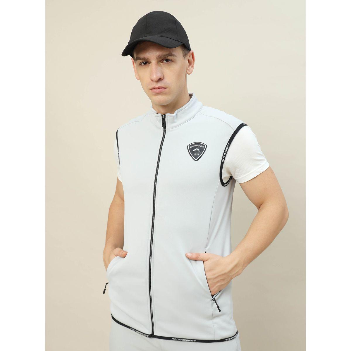 Technosport X Styli  High Neck Fleece Sleeveless Active Jacket-men-clothing-sportswearandactivewear-hoodiesandsweatshirts-image-1