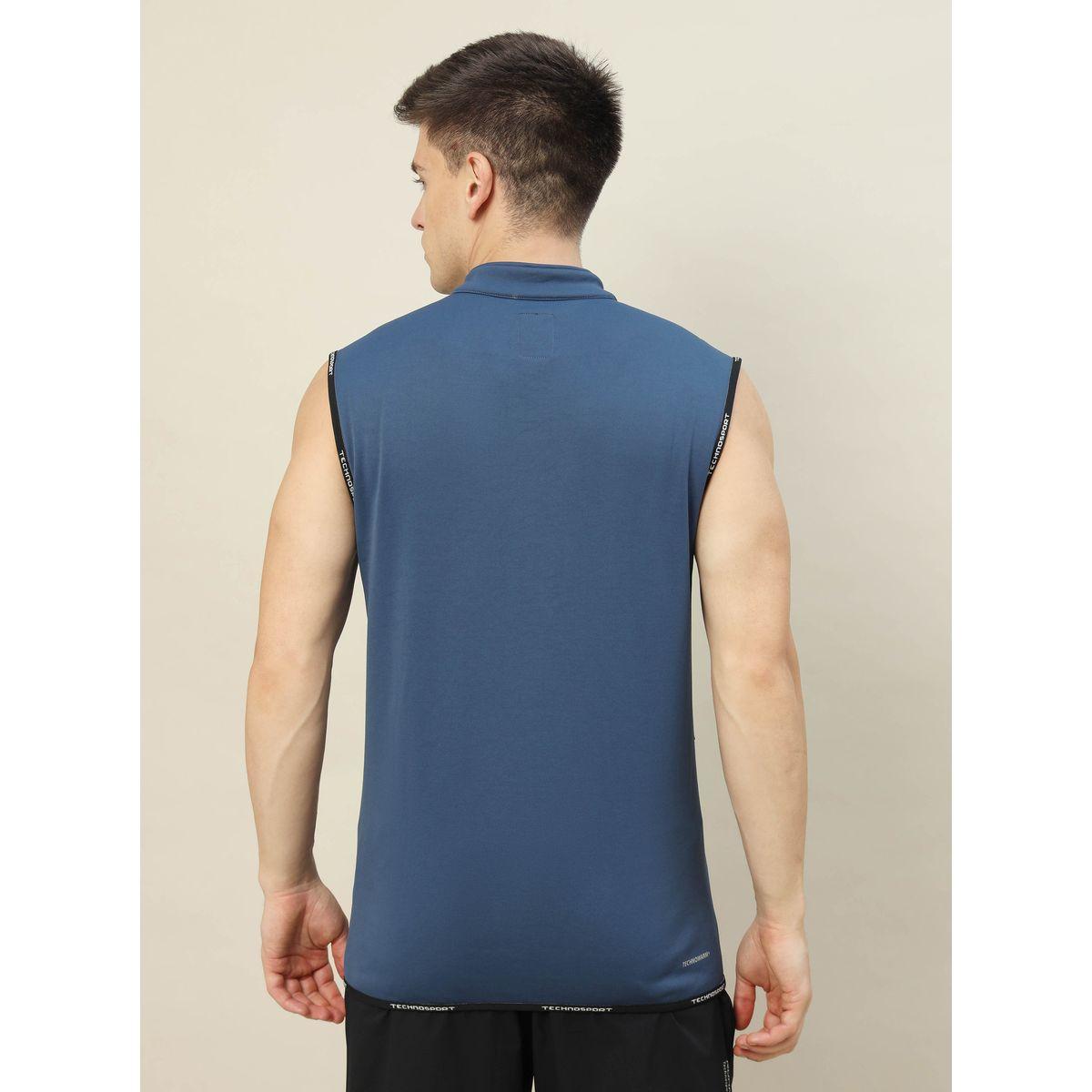 Technosport X Styli  High Neck Fleece Sleeveless Active Jacket-men-clothing-sportswearandactivewear-hoodiesandsweatshirts-image-2