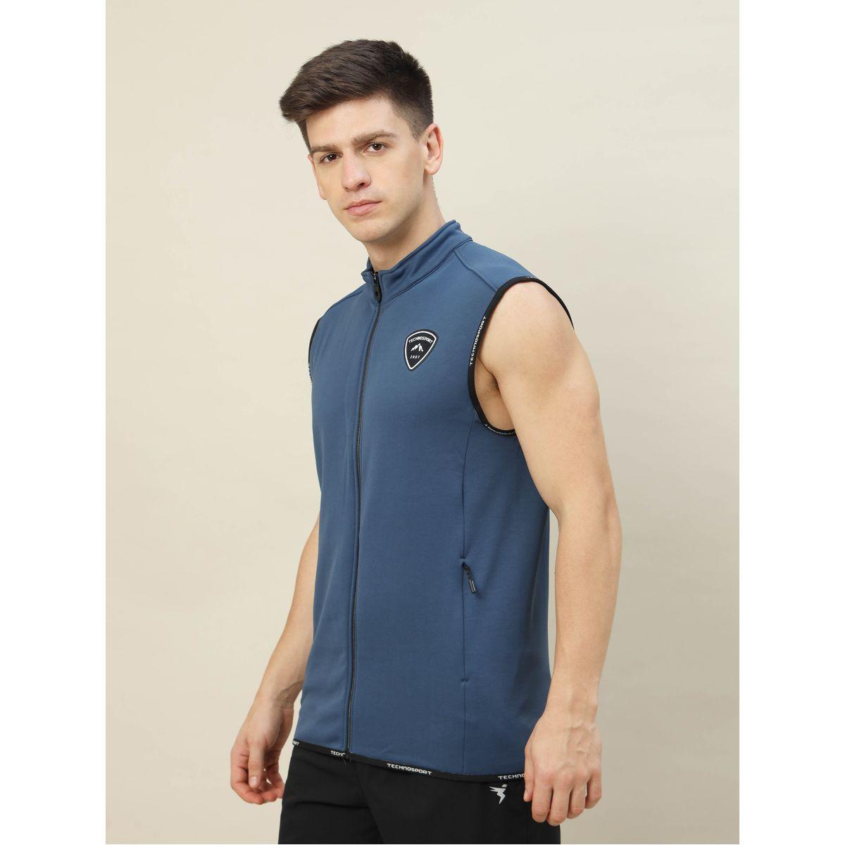 Technosport X Styli  High Neck Fleece Sleeveless Active Jacket-men-clothing-sportswearandactivewear-hoodiesandsweatshirts-image-6