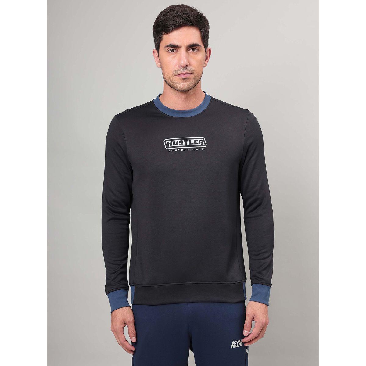 سويت شيرت فليس بياقة دائرية تكنوسبورت × ستايلي-men-clothing-sportswearandactivewear-hoodiesandsweatshirts-image-1