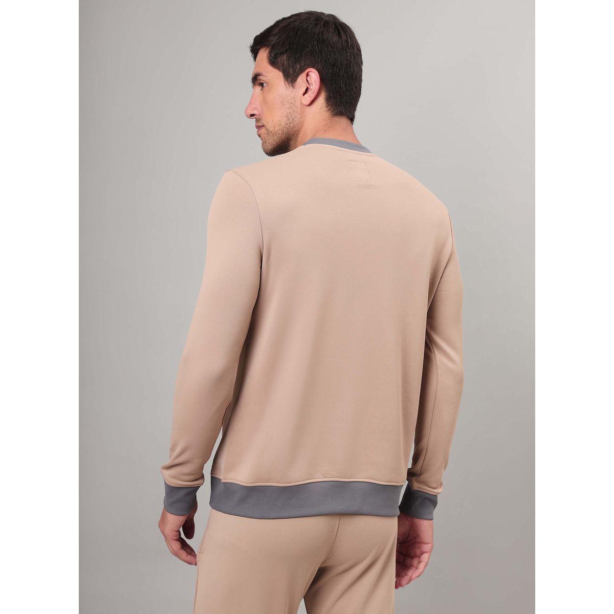 سويت شيرت فليس بياقة دائرية تكنوسبورت × ستايلي-men-clothing-sportswearandactivewear-hoodiesandsweatshirts-image-2