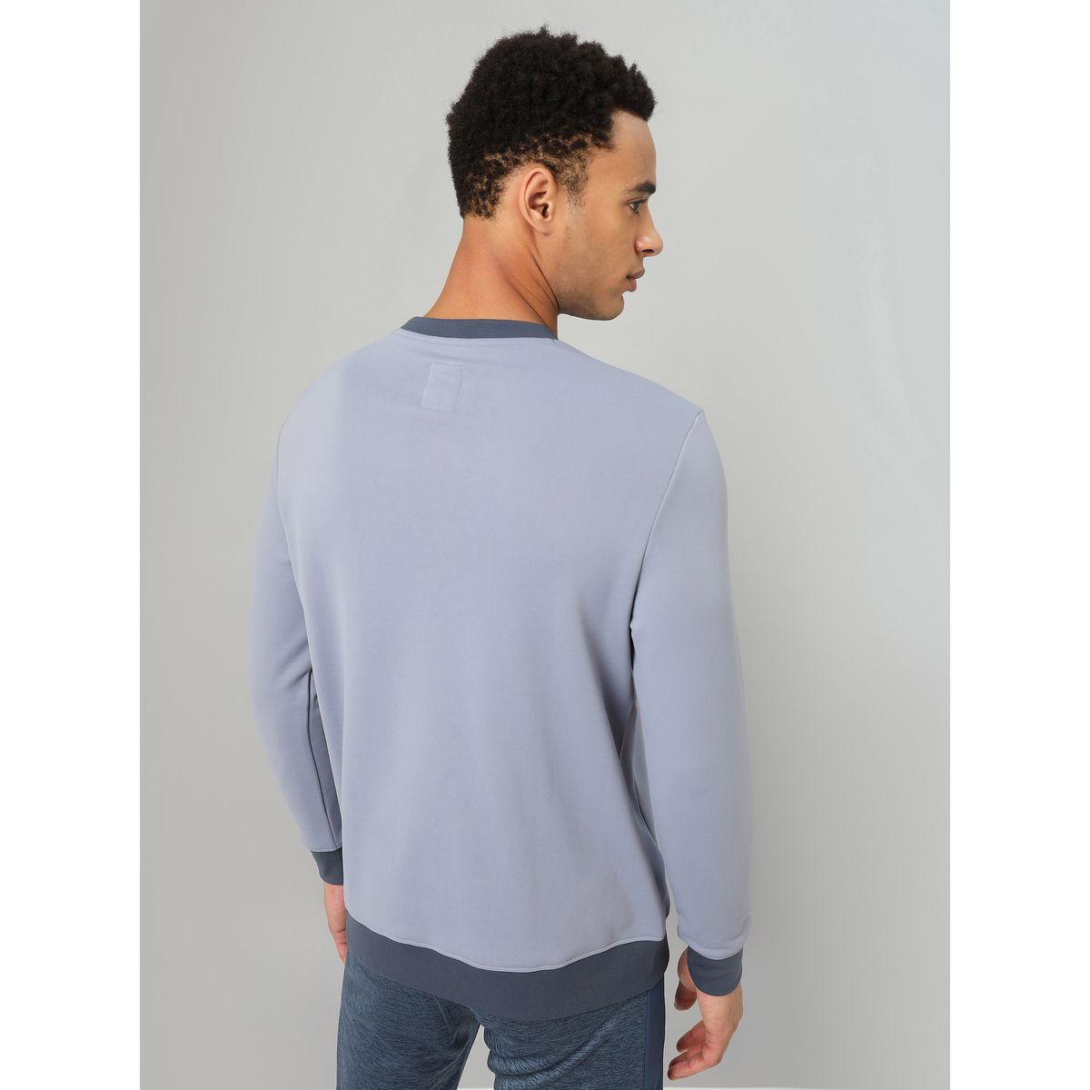 سويت شيرت فليس بياقة دائرية تكنوسبورت × ستايلي-men-clothing-sportswearandactivewear-hoodiesandsweatshirts-image-2