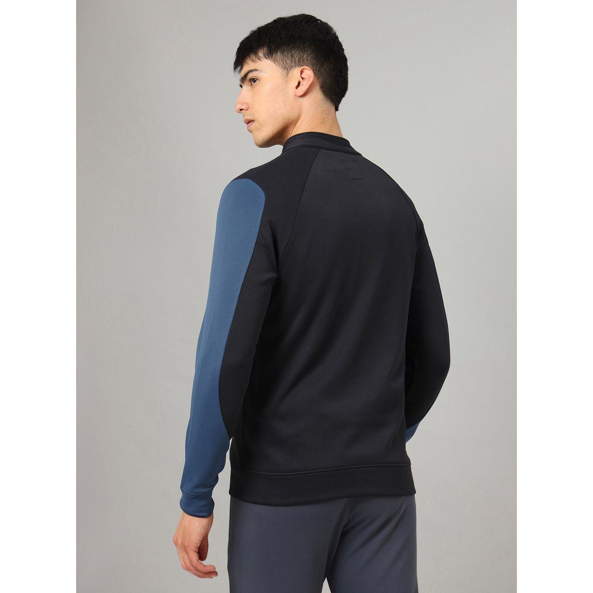 Technosport X Styli High Neck Full Sleeve Colorblock Fleece Jacket-men-clothing-jacketsandblazers-jackets-image-2